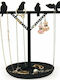 Kikkerland Stand Metalic Negru Pentru Bijuterii 10.2x17x17cm
