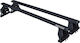 Menabo Metallic Car Roof Bars 112cm for BMW Series 1 5D for Cars with Factory Roof Bars Set with Roof Rack Legs Black