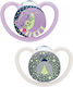 Nuk Orthodontic Pacifiers Silicone Space Night ...