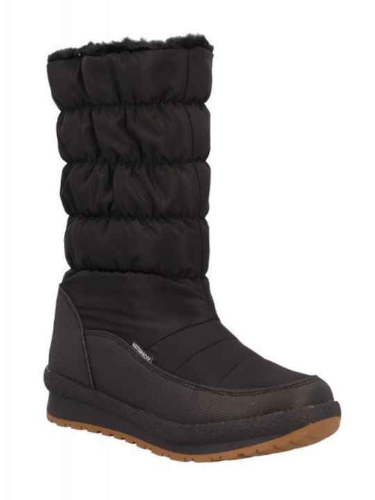 CMP Holse Damenstiefel Schnee mit Pelz Schwarz