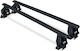 Menabo Car Roof Bars Metallic 130cm for BMW X3 5D 2010-2017 for Cars with Factory Roof Bars Set with Roof Rack Legs Black