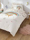 La Redoute Interieurs Детска декоративна възглавница Licorne Бяла Ш63xВ63cm