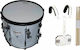 Granite Парадни Ударни Инструменти Marching Snare Drum Set 14" x 12" 14" в Бял Цвят