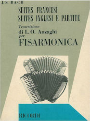 Ricordi J.S Bach - English & French Suites Sheet Music for Accordion