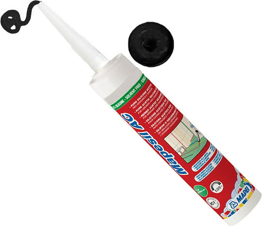 Mapei Mapesil AC Μαστίχη Μαύρη 120 310ml