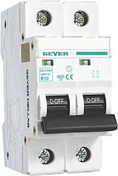 Geyer Automatic Circuit Breaker 25A Double-pole AC EA125BN