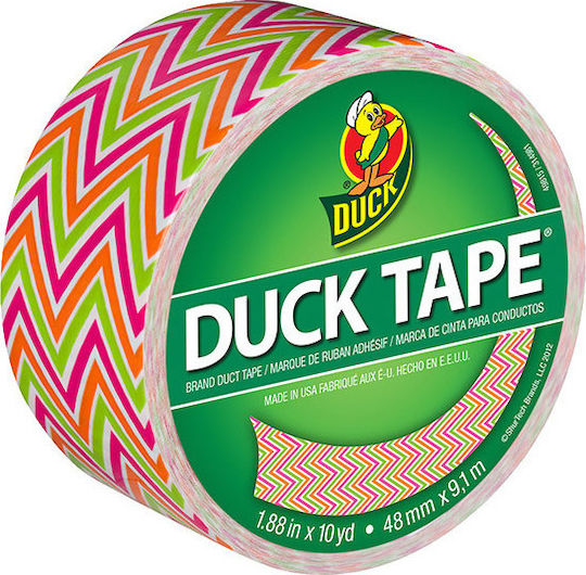 Duck Bandă Washi Autoadezivă pentru Decor Crazy Neon 1buc 48mm x 9.1m