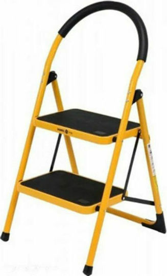 Vorel Step Ladder iron 2 Stair 99cm