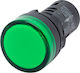 Xindali LED Indicator luminos 380V Verde 022-012380100