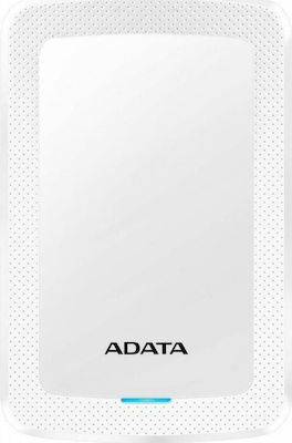 Adata HV300 USB 3.1 Εξωτερικός HDD 1TB 2.5" Λευκό