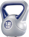 X-FIT Gray PVC Kettlebell 12kg