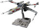 Revell Star Wars: X-Wing Starfighter Modeling Figure Airplane Red in Scale 1:72 with Glue and Paints 10cm.