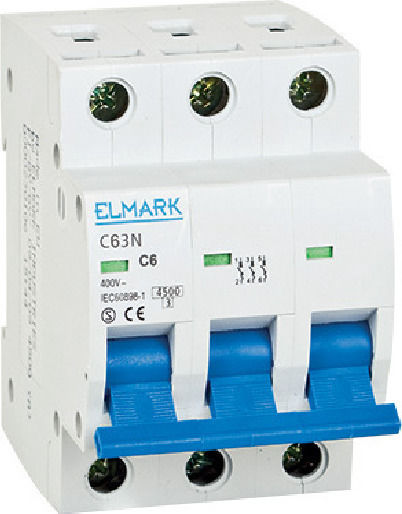 Elmark Automatic Circuit Breaker 4A Triple-pole AC 41304