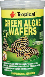 Tropical Green Algae Wafers Tropical Fish Food with Spirulina 100ml