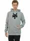 Zoo York Cracker ZY18F1022 Herren Sweatshirt mit Kapuze und Taschen Heather Grey