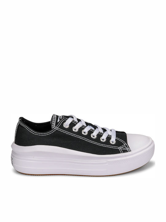 Converse Chuck Taylor All Star Ox Флатформи Маратонки Black / White