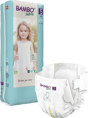 Bambo Nature Tape Diapers No. 5 for 12-18 kg 44pcs