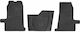 Frogum Set of Front and Rear Mats 3pcs for Ford Transit 2000-2014 Black
