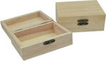 AGC Box DIY Crafting Surfaces Holz lackierte Box mit Metallverschluss