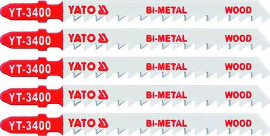 Yato YT-3417 Λάμες BI-Metal για Μέταλλο και Ξύλο 130mm 5τμχ