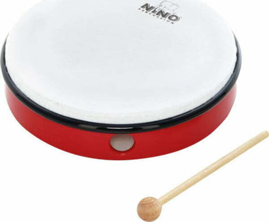 Nino Percussion Tambourine Abs Hand Drum 10 Inches with Synthetic Leather