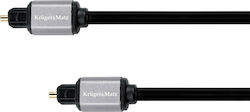 Kruger & Matz 1.5m TOS male Optical Cable (KM1221)