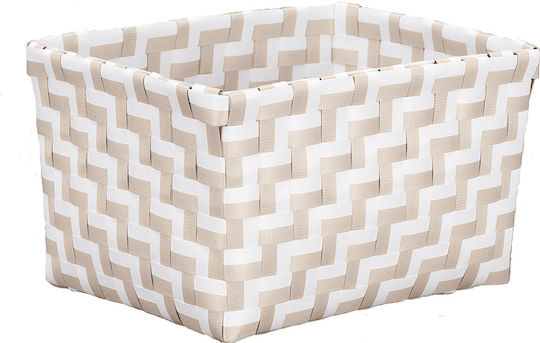 Kleine Wolke Storage Basket Plastic Natural 20x12x16.5cm 1pcs