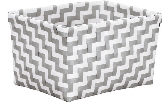 Kleine Wolke Storage Basket Plastic Platinum Grey 20x16.5x12cm 1pcs