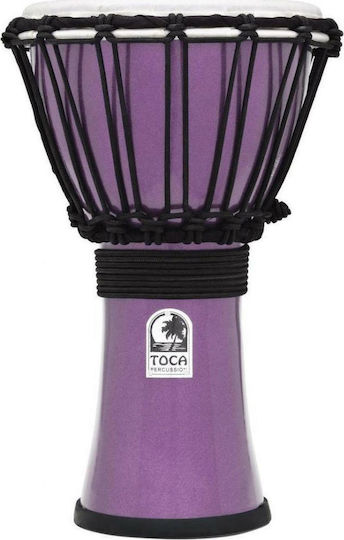 Toca Percussion Freestyle Colorsound Djembe 7" Cu Tensionare Cu Sfoară