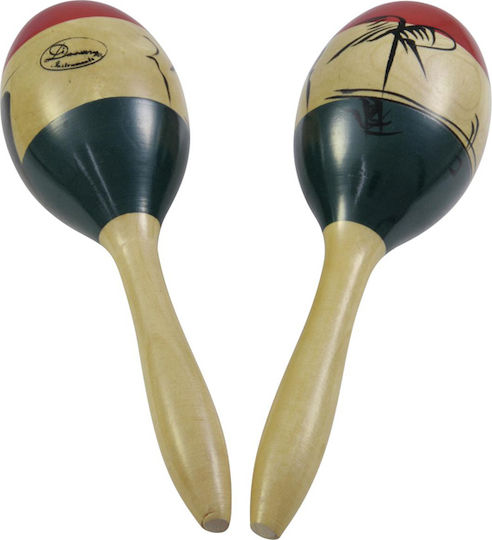 Dimavery Dimavery Jamaica Wood Maracas Pair in Multicolour