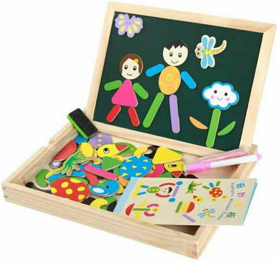 Zita Toys Μαγνητικό Παιχνίδι Κατασκευών Μαυροπίνακας για Παιδιά 3+ Ετών