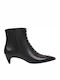 Nine West Zyrannia Women's Leather Ankle Boots Black