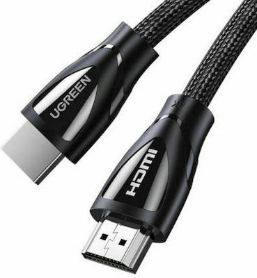 Ugreen HD140 HDMI 2.1 Braided Cable HDMI male - HDMI male 3m Black