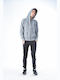 Paco & Co Herren Sweatshirt Jacke mit Taschen Gray