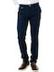 Stefan Fashion Herrenhose Chino in Slim Passform Marineblau