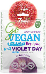 7DAYS Go Vegan Violet Day Face Moisturizing / Restoring Mask 25gr