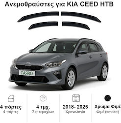 Heko Σετ Ανεμοθραύστες Μπροστινοί και Πίσω Σκούρο Φιμέ για Kia Ceed III Hatchback 5D 2018 4τμχ 20183 Heko Σετ Ανεμοθραύστες Μπροστινοί και Πίσω Σκούρο Φιμέ για Kia Ceed III Hatchback 5D 2018 4τμχ 20183
