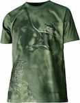 Benisport T-shirt Chewing gum in Khaki color 463