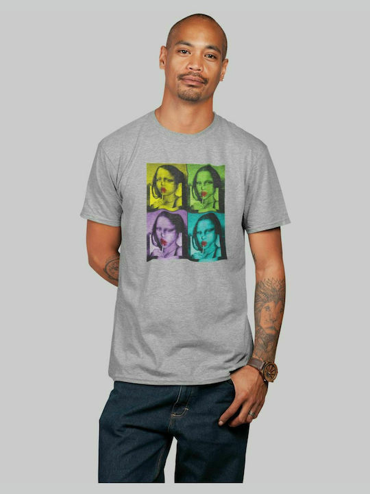 Mona Lisa t-shirt - GREY MELANGE