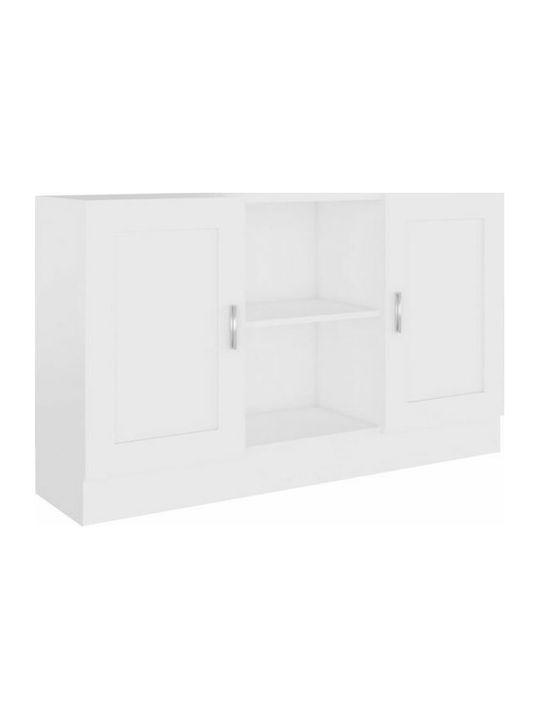 Sideboard Wooden White 120x30.5x70cm