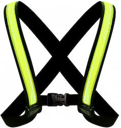 EasyPix StreetGlow LED S/M Cycling Safety Vest Yellow