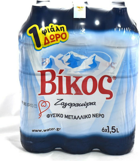 Βίκος Φυσικό Μεταλλικό Νερό 6x1.5lt
