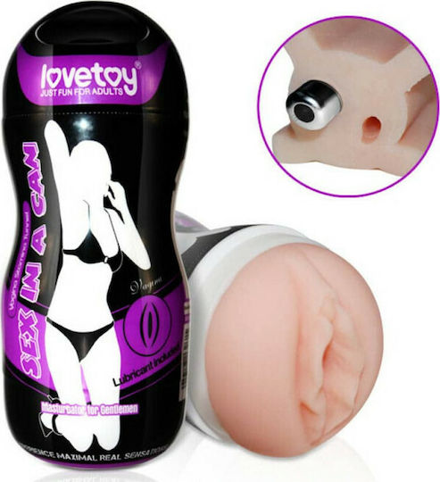 Lovetoy Sex In A Can Vagina Stamina Tunnel Vibrating Masturbator 1buc