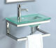 Gloria Glass Dato Countertop without Sink L46xW28xH20cm Gray
