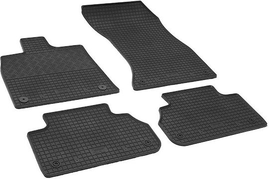 Rigum Set of Front and Rear Mats 4pcs for Audi Q5 2017+ Black