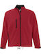 Sol's Relax Herren Winter Jacke Softshell Wasserdicht und winddicht Rot