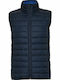 Oslo Sleeveless Jacket Puffer Navy Blue