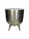 Stool For Living Room Metallic Gold 33x33x39cm