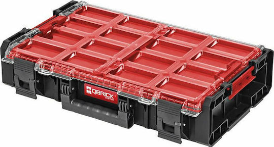 Qbrick QBrick System One Ταμπακιέρα Εργαλείων 14 Θέσεων με Αφαιρούμενα Κουτιά Κόκκινη 58.2x38.7x13.1εκ.