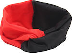 Women's hair ribbon turban black/red